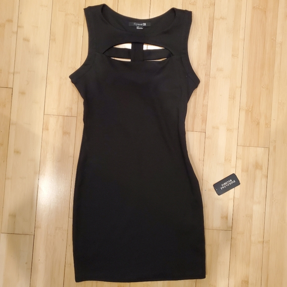 Forever 21 black cutout Dress - Picture 5 of 8